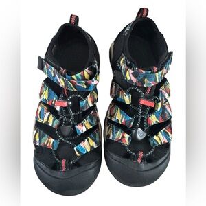 Keen Youth multi color sandals size 3